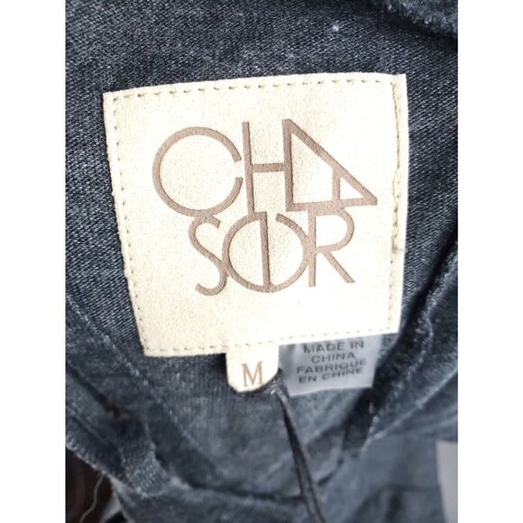 Chaser Vintage Tribend Jersey heather gray open back size medium - Picture 3 of 5